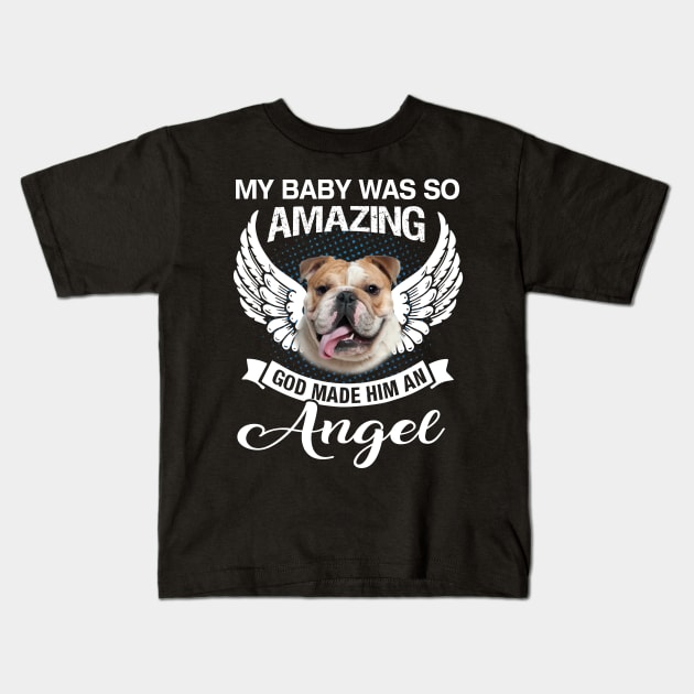 My Baby Was So French Bulldog Kids T-Shirt by TeeAaron